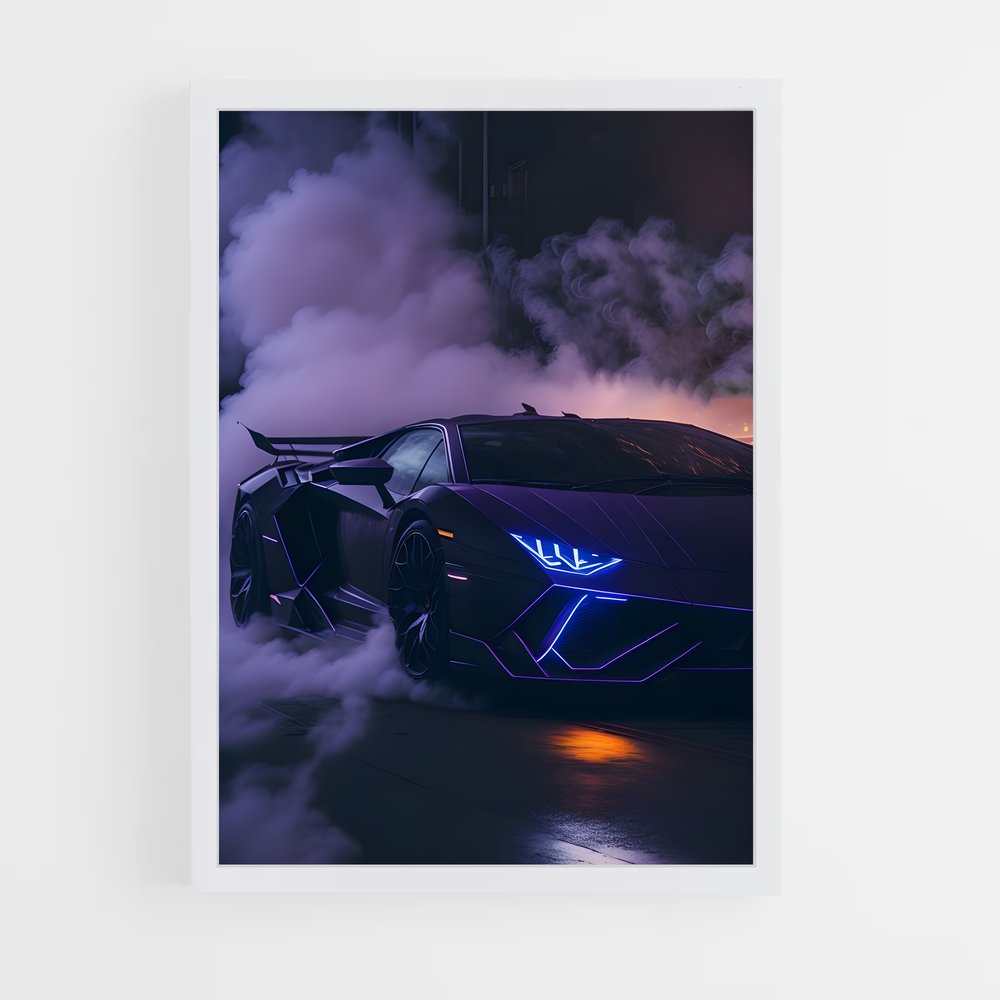 Poster Aventador svj percutantes – affiche Lamborghini (vue 3)